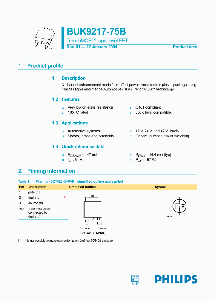 BUK9217-75B_1526633.PDF Datasheet