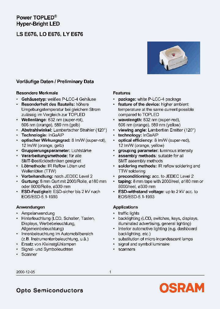 LYE676-R2S2-11_1526677.PDF Datasheet