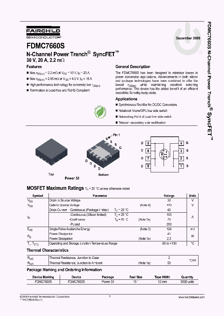 FDMC7660S_1526887.PDF Datasheet