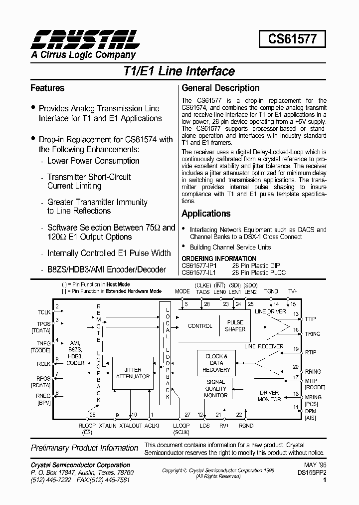 CS61577-IP1_1528537.PDF Datasheet
