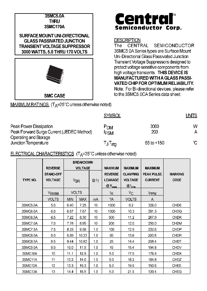 3SMC85A_1530693.PDF Datasheet