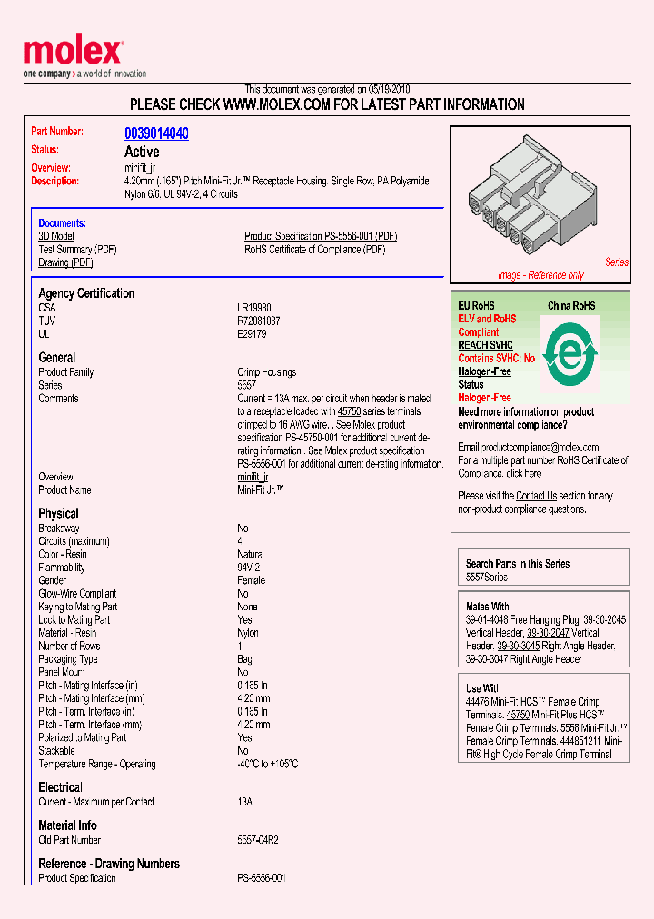 39-01-4040_1533622.PDF Datasheet