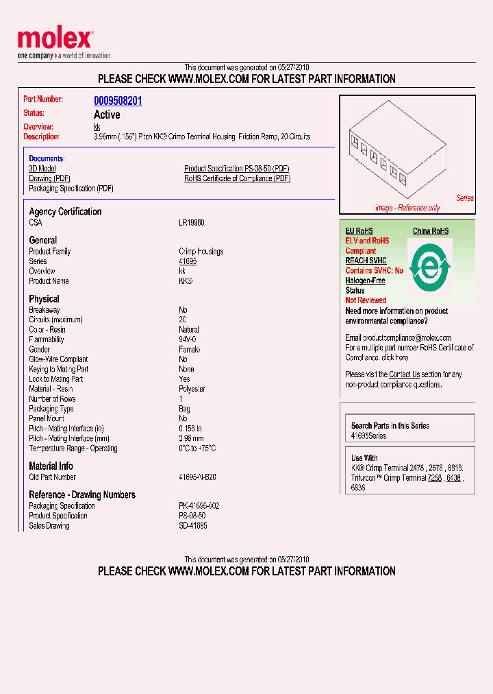 09-50-8201_1539358.PDF Datasheet