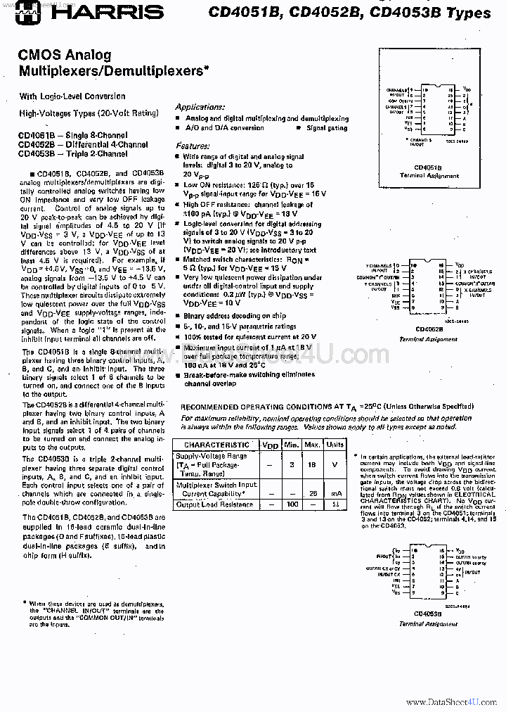 CD4051B_1541973.PDF Datasheet