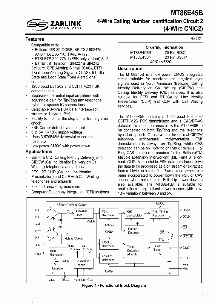 MT88E45B_1542279.PDF Datasheet