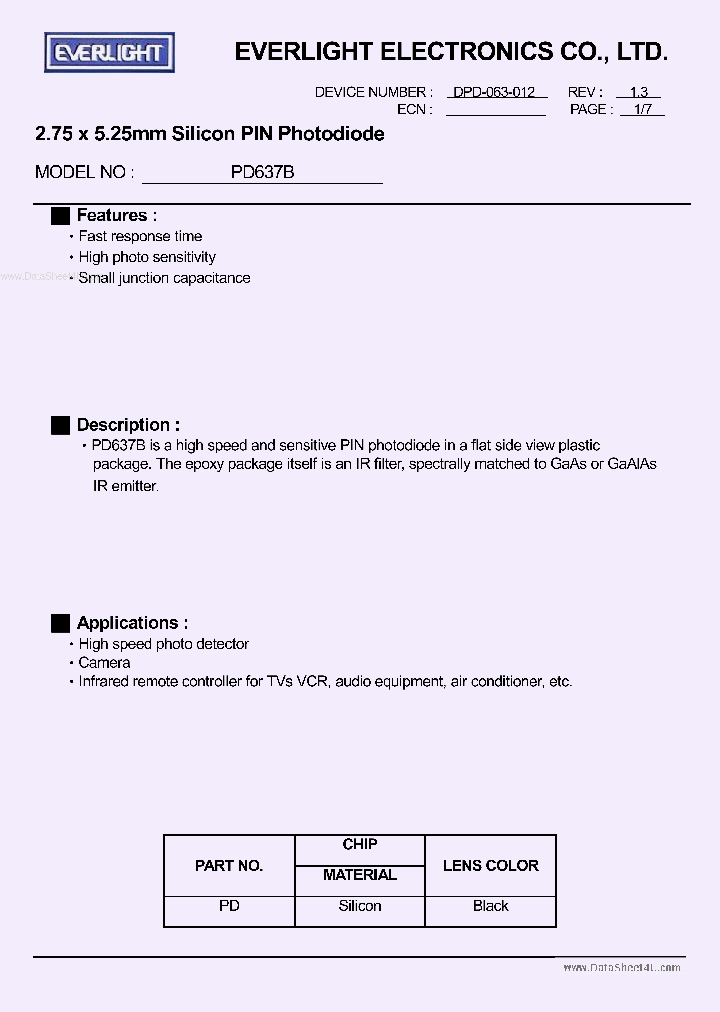 PD637B_1543268.PDF Datasheet