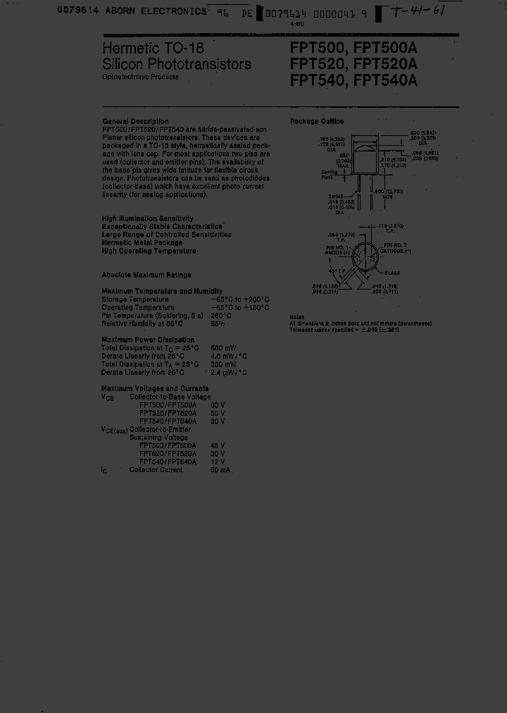 FPT540_864184.PDF Datasheet