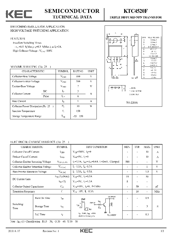 KTC4520F10_1547773.PDF Datasheet