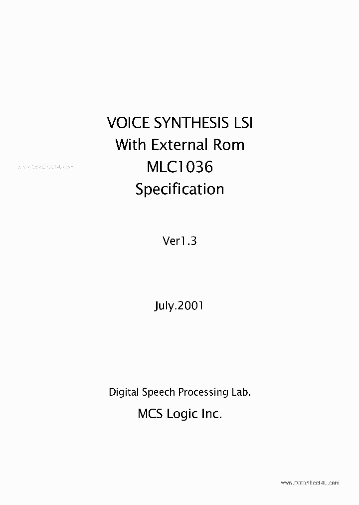 MLC1036_1550889.PDF Datasheet