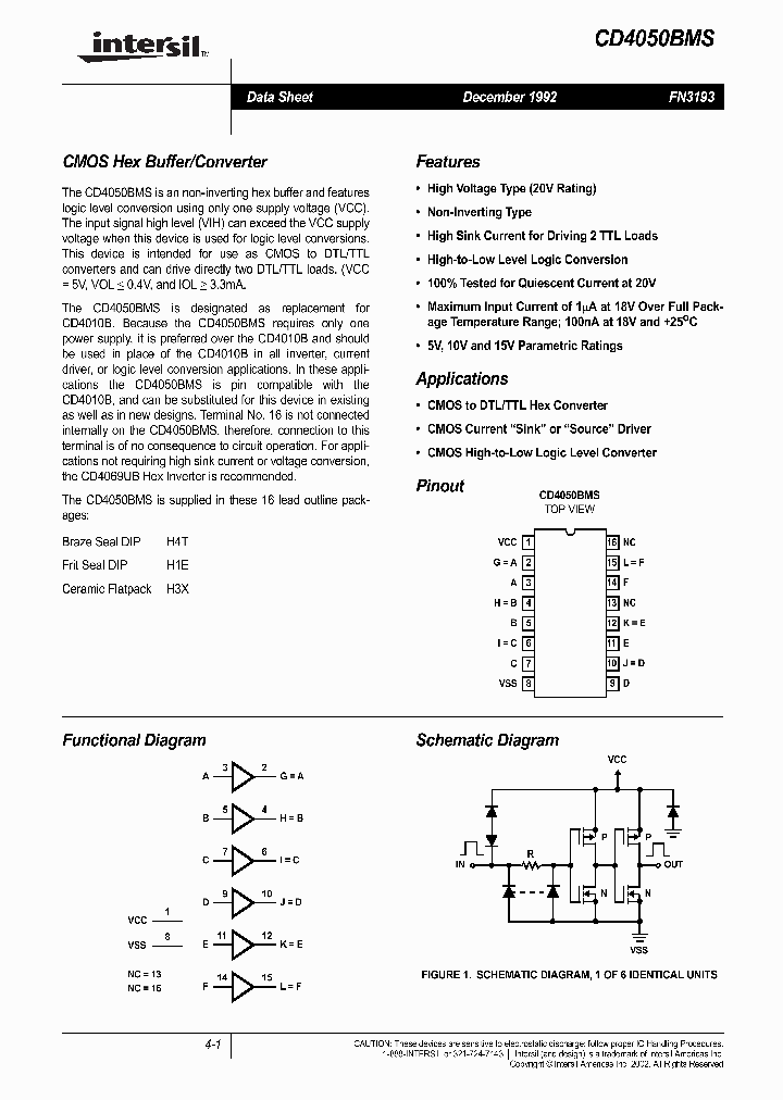 CD4050BMS_1556640.PDF Datasheet