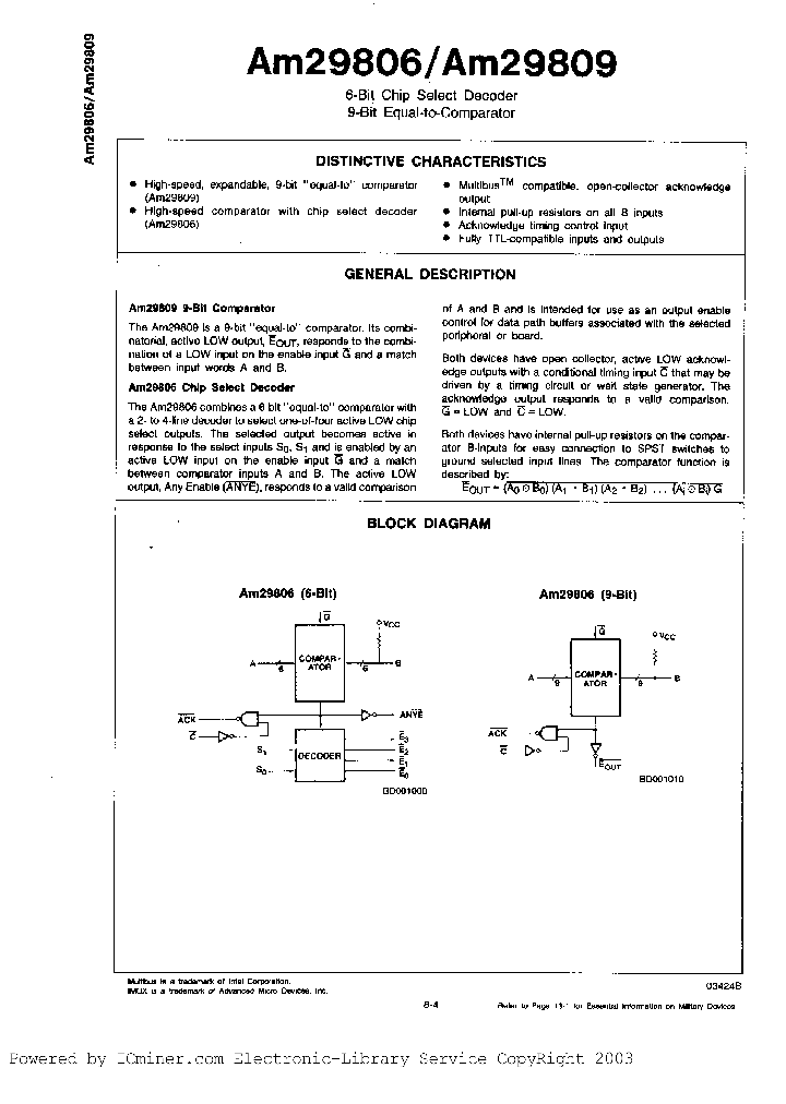 AM29809DM_874405.PDF Datasheet