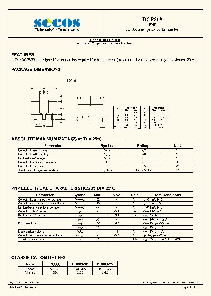 BCP869_1558885.PDF Datasheet