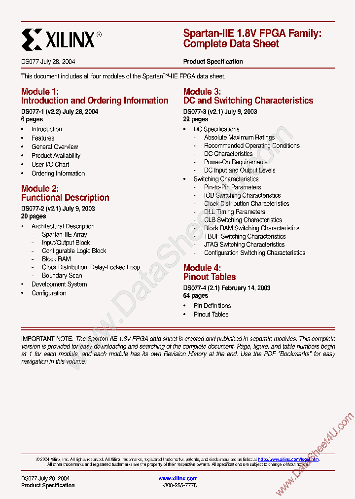 XC2S200E_1565580.PDF Datasheet
