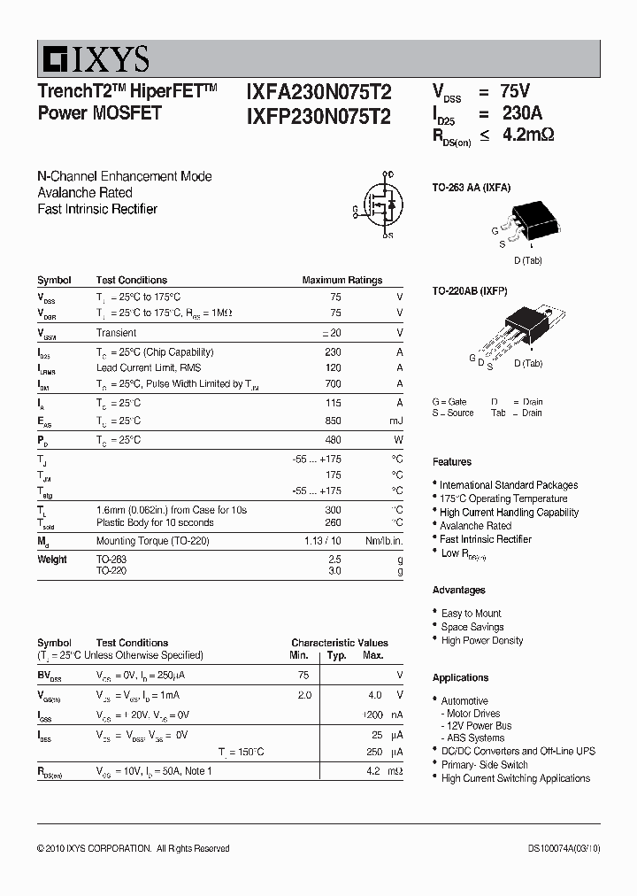 IXFA230N075T2_1574490.PDF Datasheet
