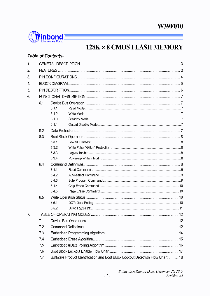 W39F010T-70B_1575497.PDF Datasheet