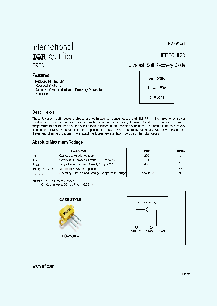 HFB50HI20_1579165.PDF Datasheet