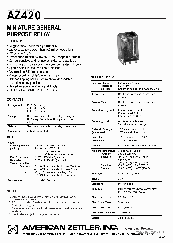 AZ420_1572002.PDF Datasheet