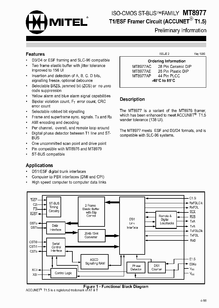 MT8977_883892.PDF Datasheet