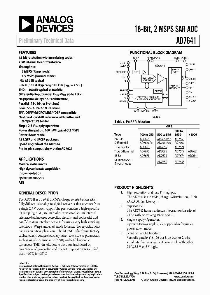 AD7641ACP_908066.PDF Datasheet