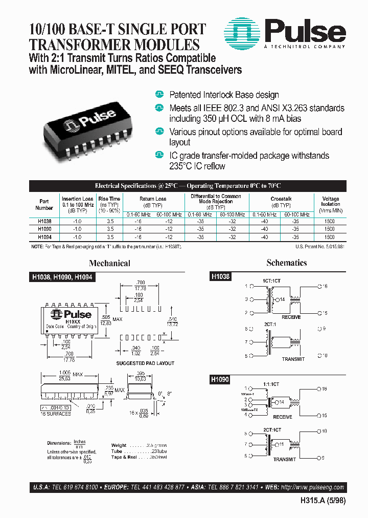 H1038_912926.PDF Datasheet