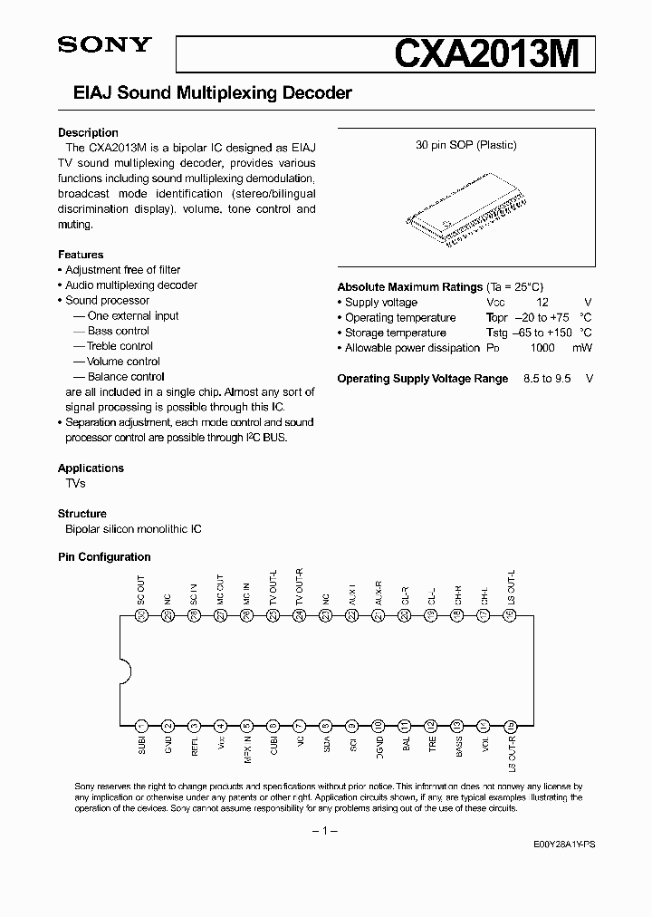 CXA2013_906589.PDF Datasheet