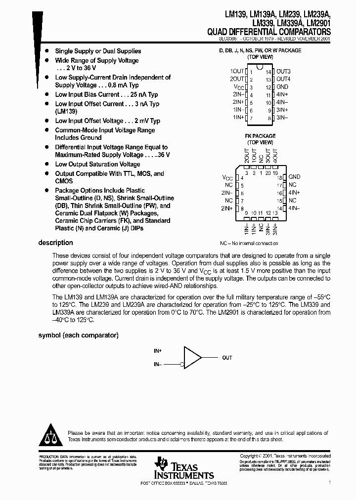 LM2901DBR_915316.PDF Datasheet