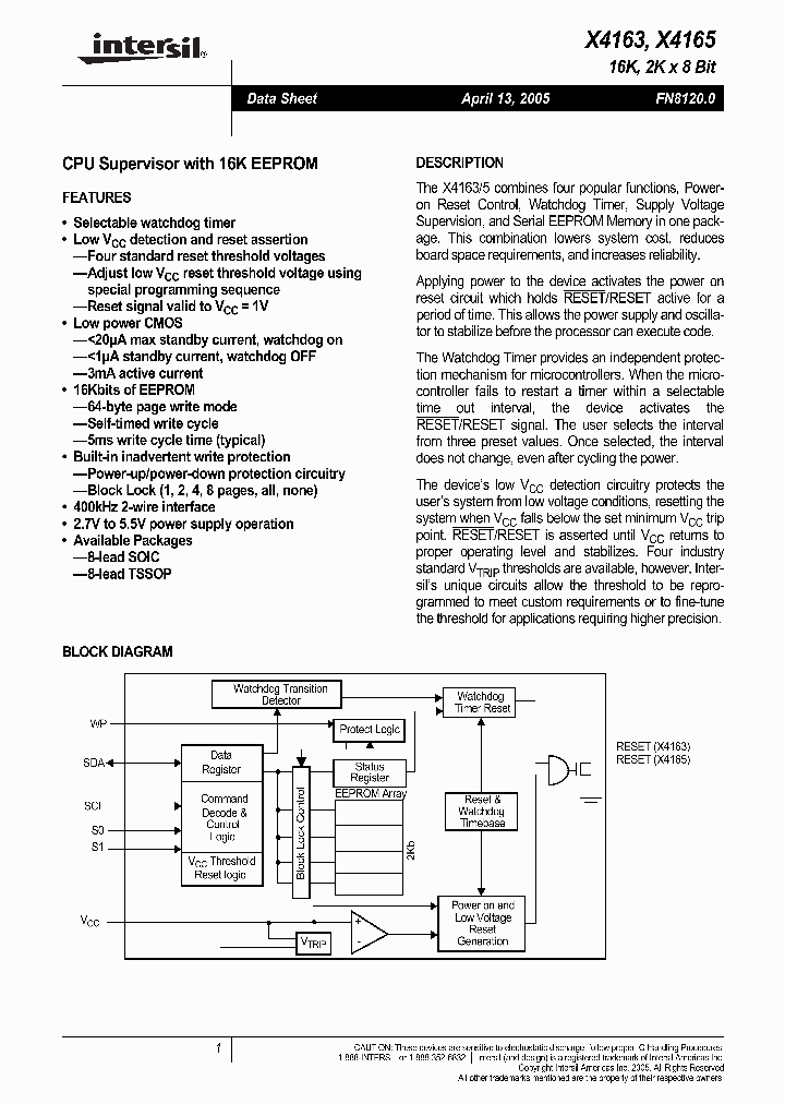 X4165S8_1593672.PDF Datasheet