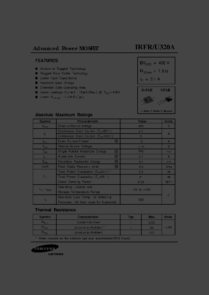 IRFU320A_912086.PDF Datasheet