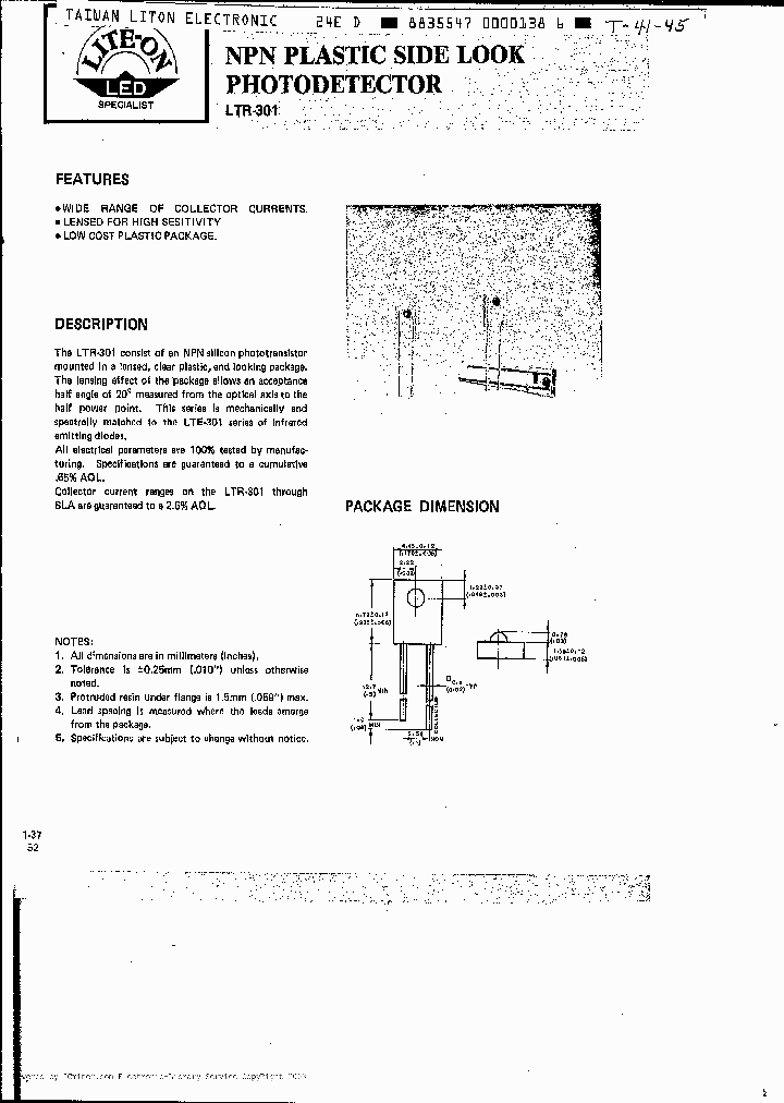 LTR301_925828.PDF Datasheet