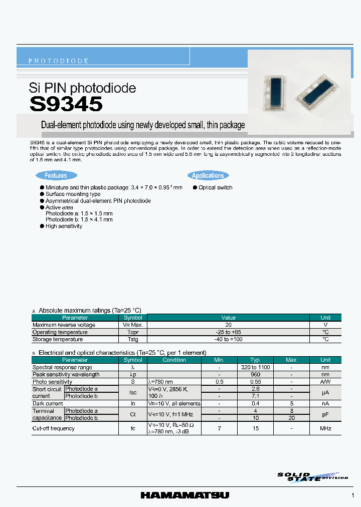 S9345_927119.PDF Datasheet