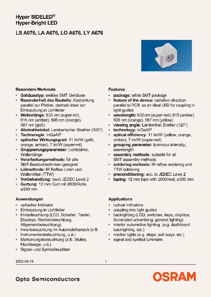 LAA676_926677.PDF Datasheet