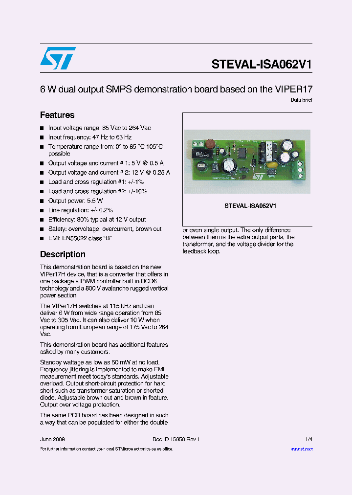 STEVAL-ISA062V1_928026.PDF Datasheet