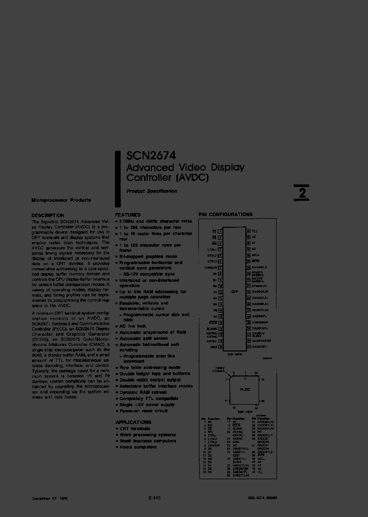 SCN2674_931238.PDF Datasheet