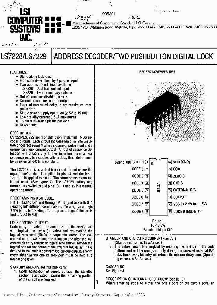 LS7228_932704.PDF Datasheet