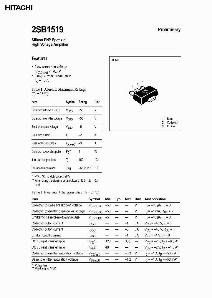 2SB1519_977228.PDF Datasheet