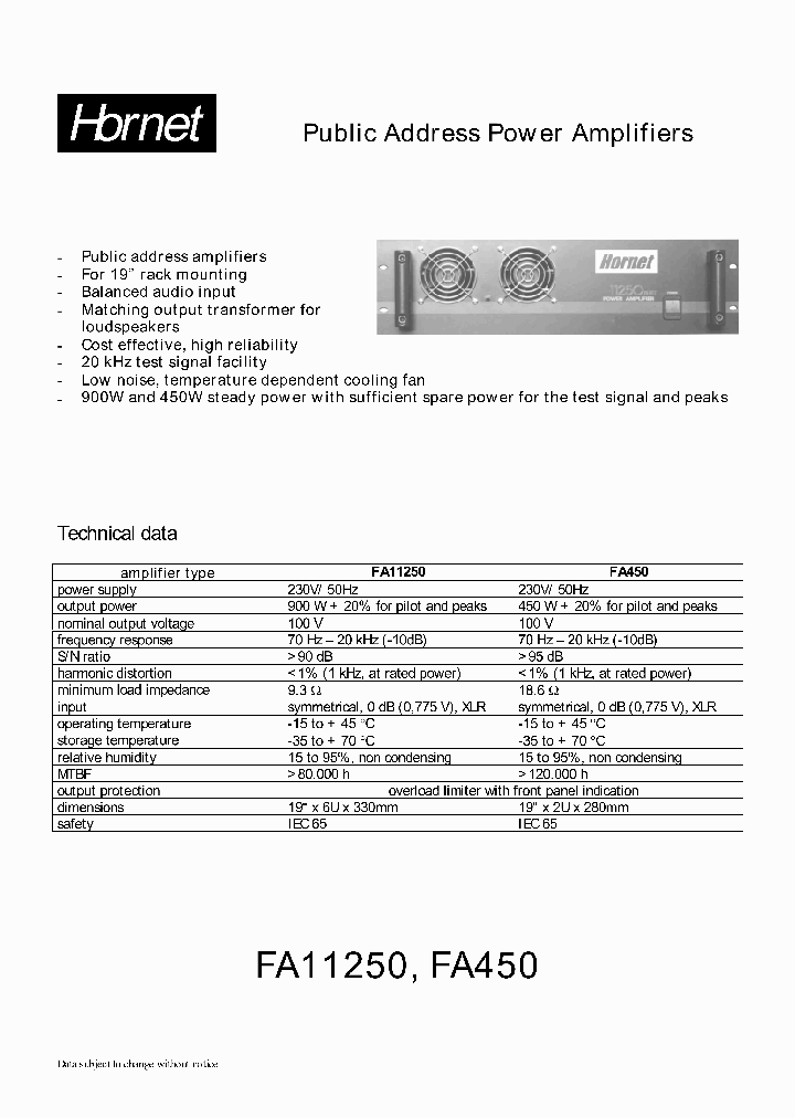 FA450_932697.PDF Datasheet