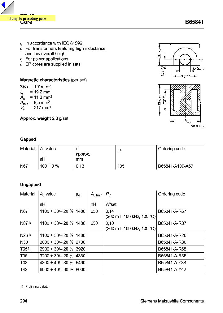 B65842C1008D1_934714.PDF Datasheet