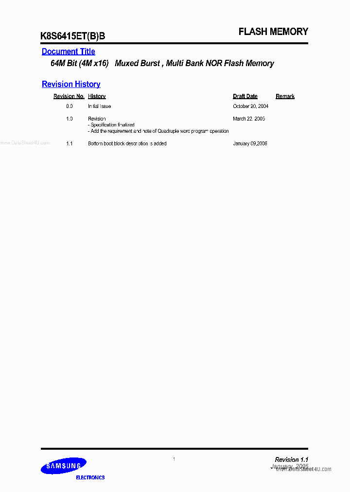 K8S6415EBB_1604130.PDF Datasheet