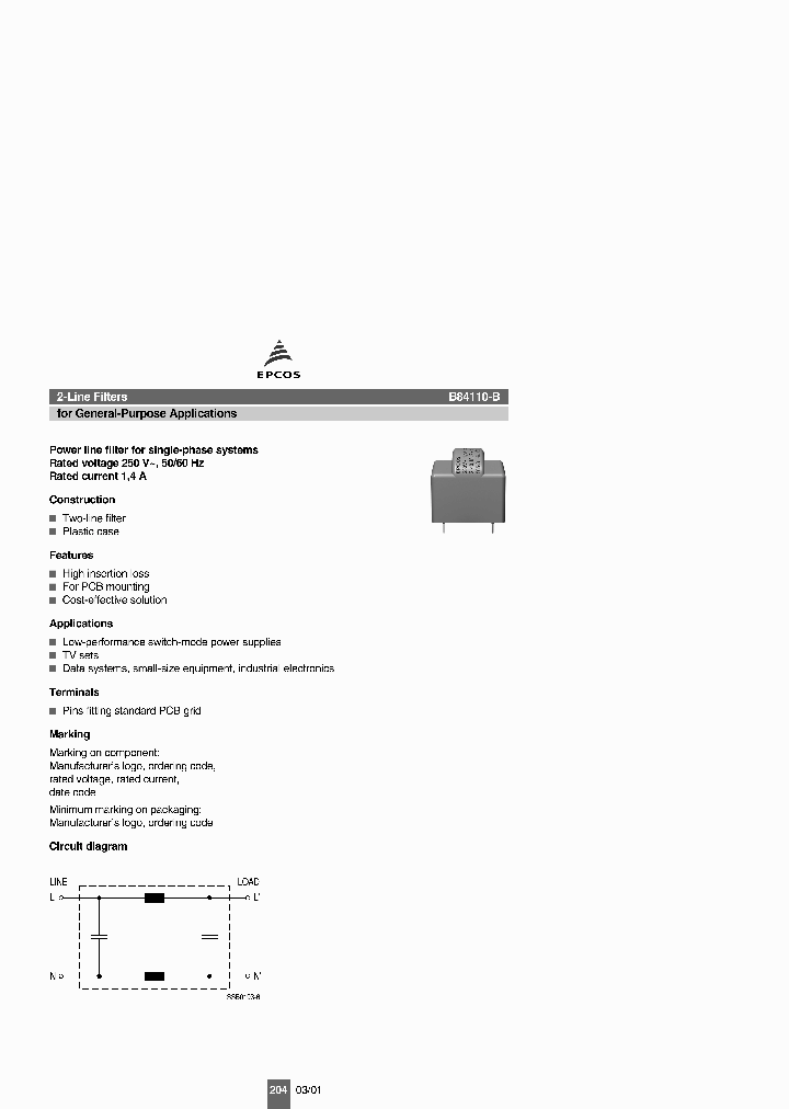 B84110-B-A14_993446.PDF Datasheet