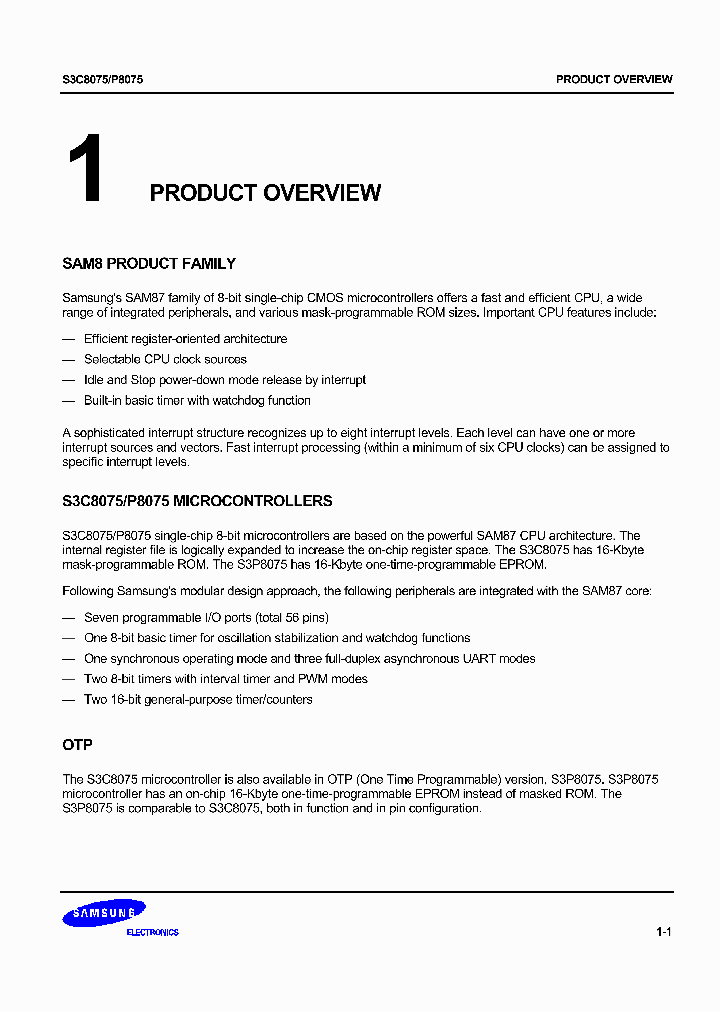 S3C8075_995433.PDF Datasheet