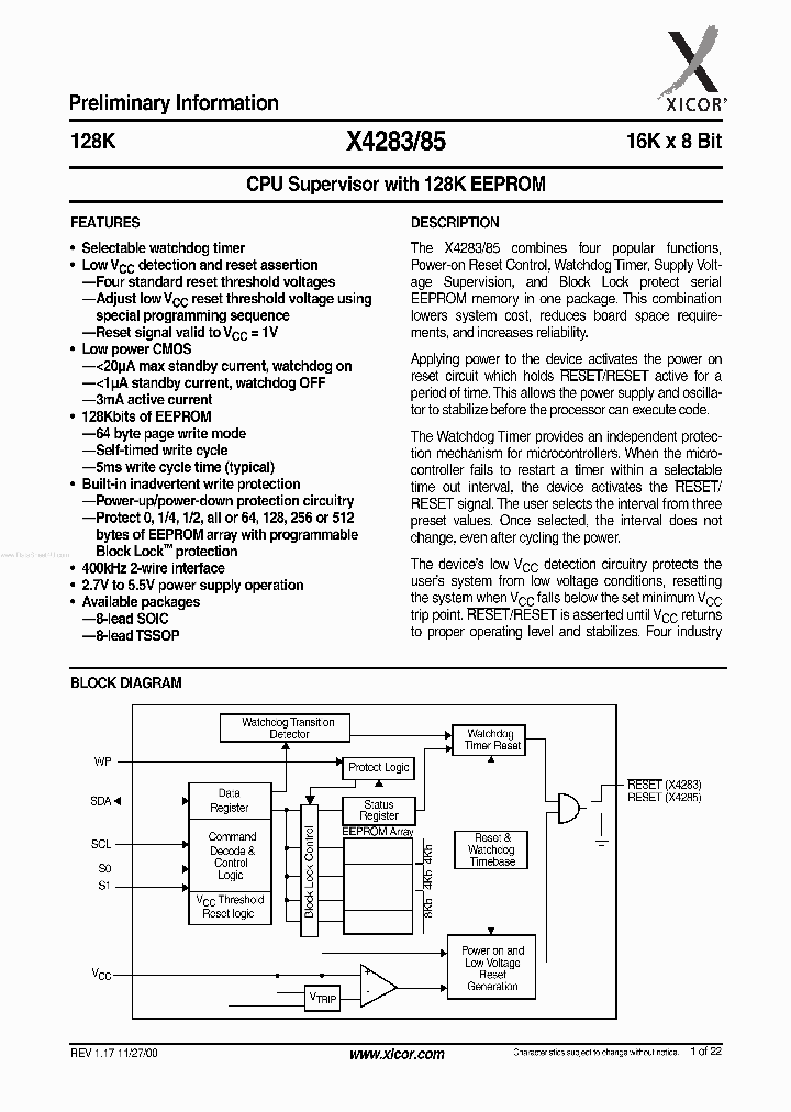 X4283_1610550.PDF Datasheet
