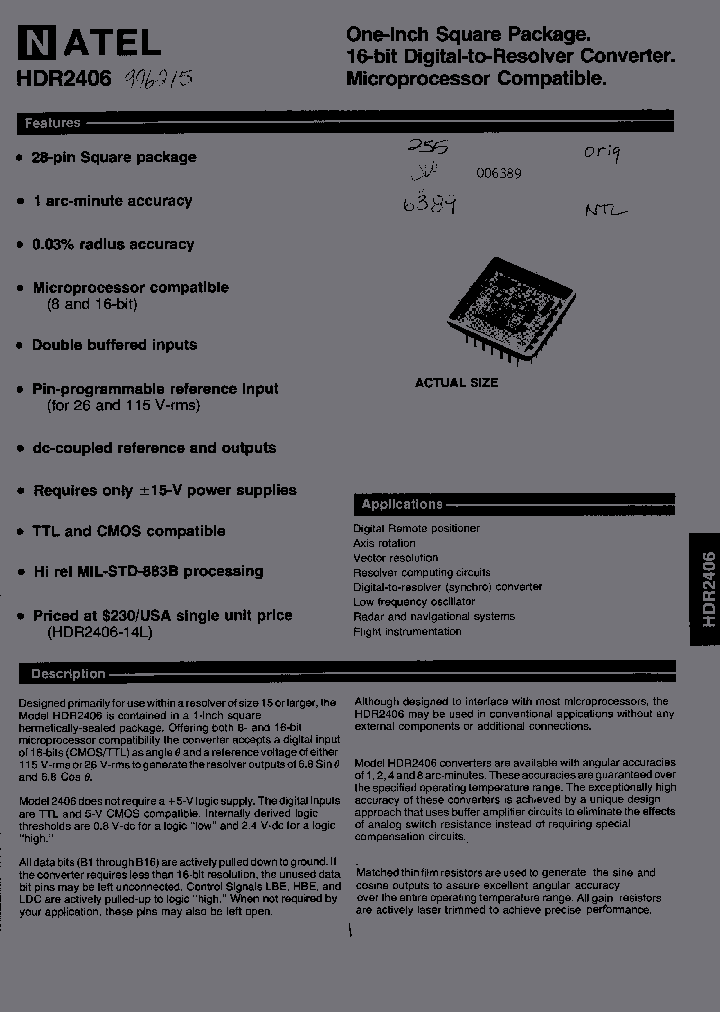 HDR2406-25S_1000845.PDF Datasheet