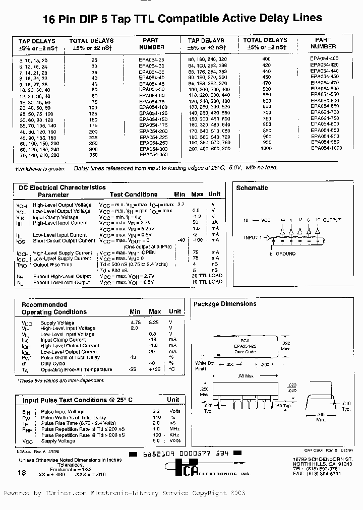 EPA054-150_999908.PDF Datasheet