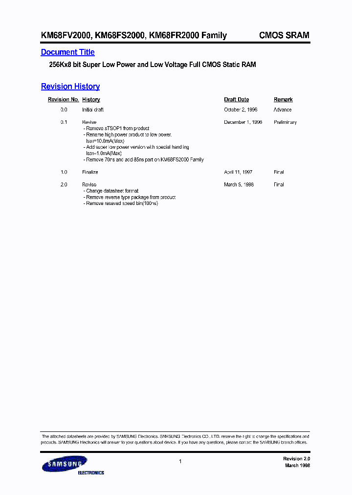 KM68FS2000_1001524.PDF Datasheet