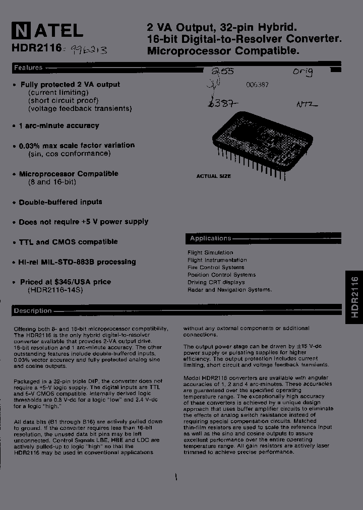 HDR2116-25S_1000844.PDF Datasheet