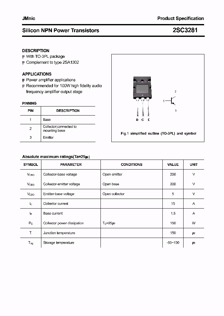 2SC3281_1620405.PDF Datasheet