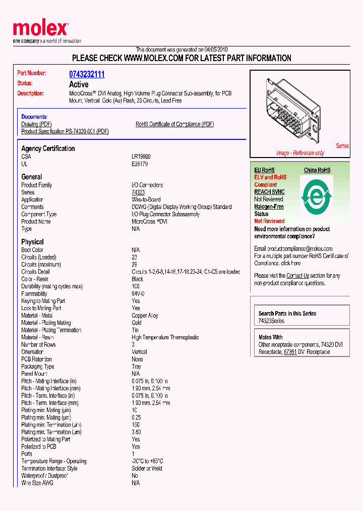 0743232111_1626255.PDF Datasheet