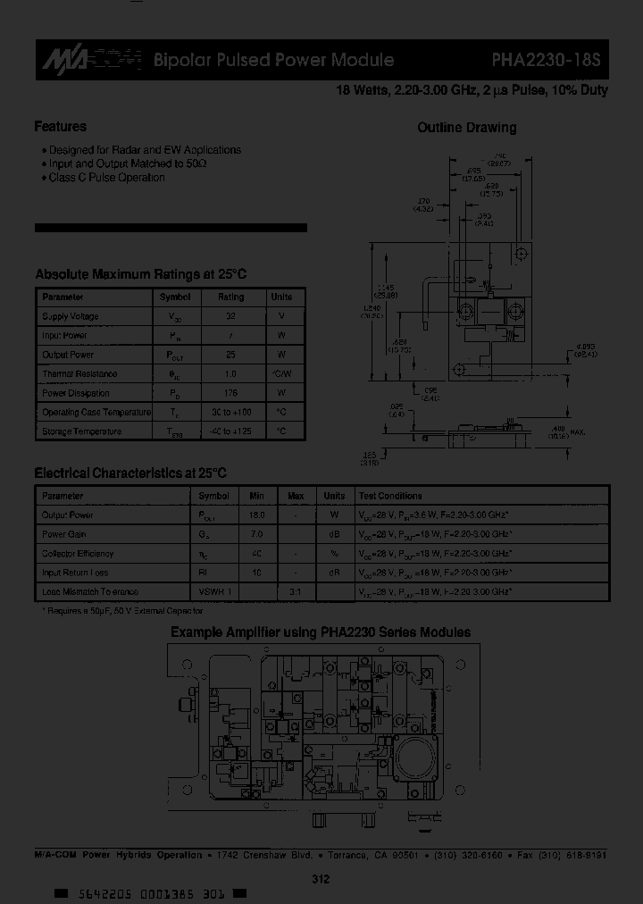 PHA2230-18S_1013817.PDF Datasheet