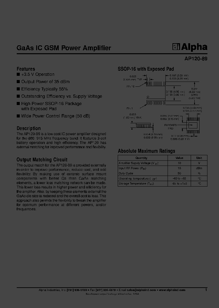 AP120-89_1022913.PDF Datasheet