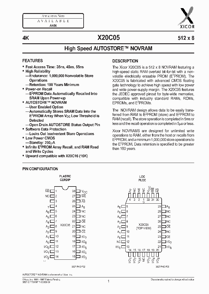X20C05_1635248.PDF Datasheet